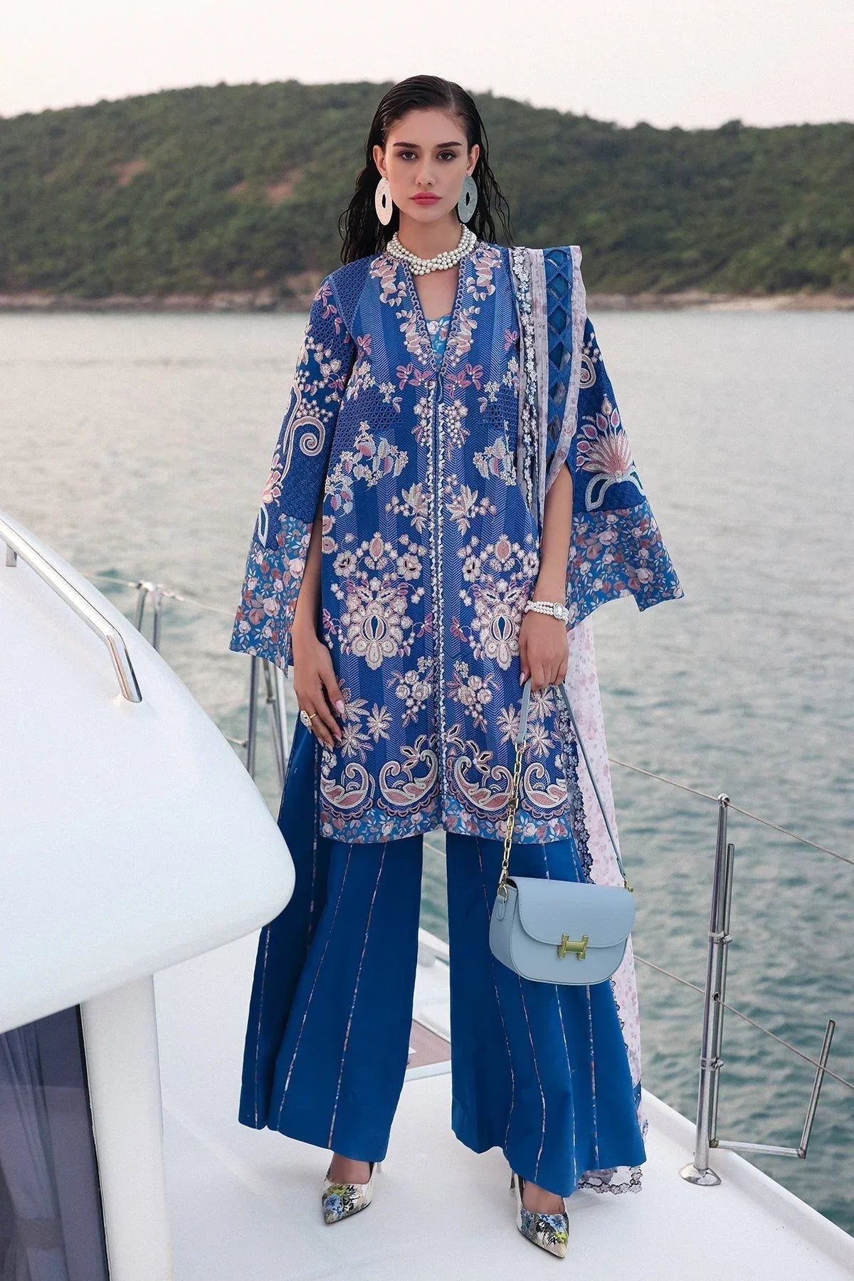 Afrozeh | Lawn 25 | Eclipse - Aqsa Fabrics