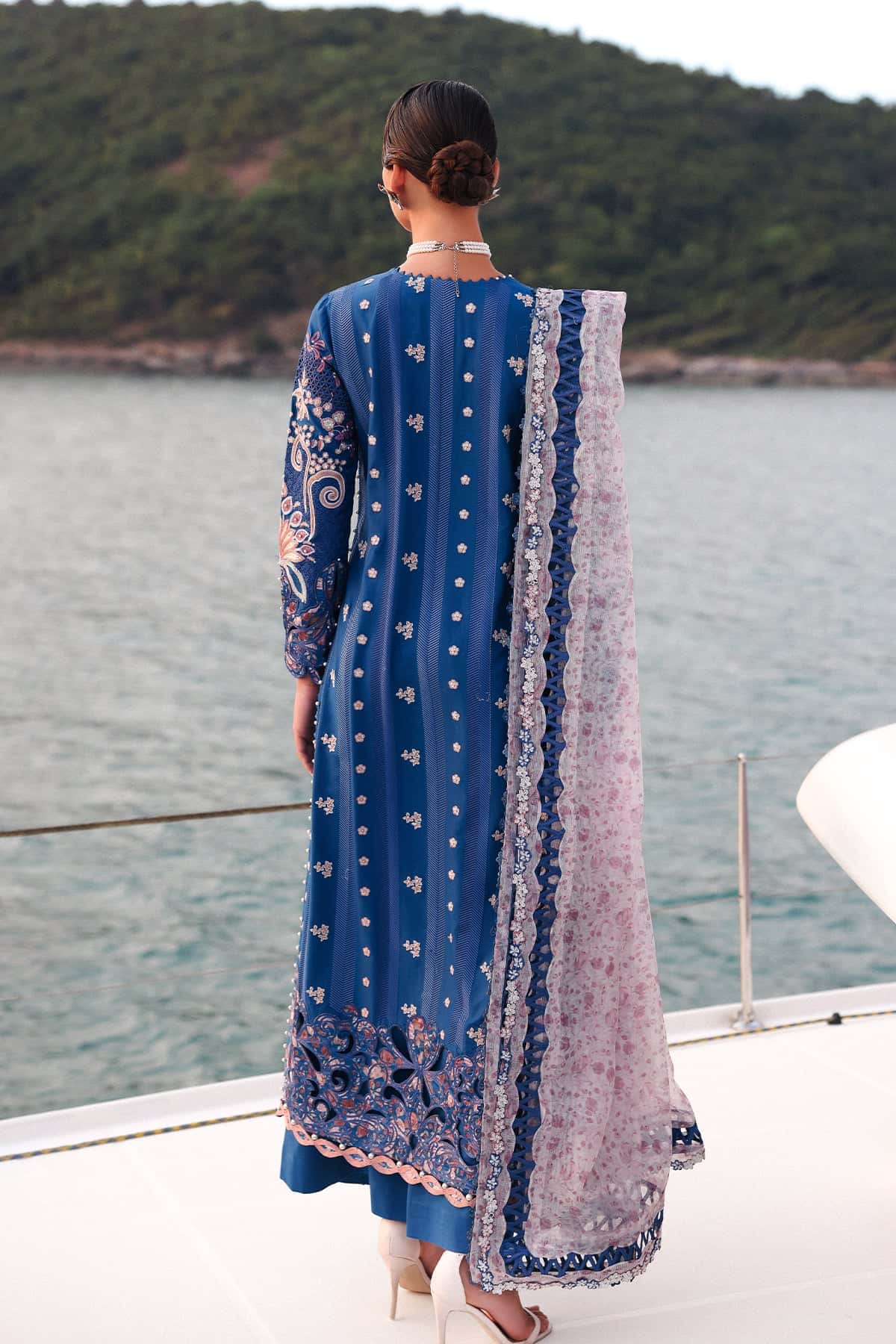 Afrozeh | Lawn 25 | Eclipse - Aqsa Fabrics