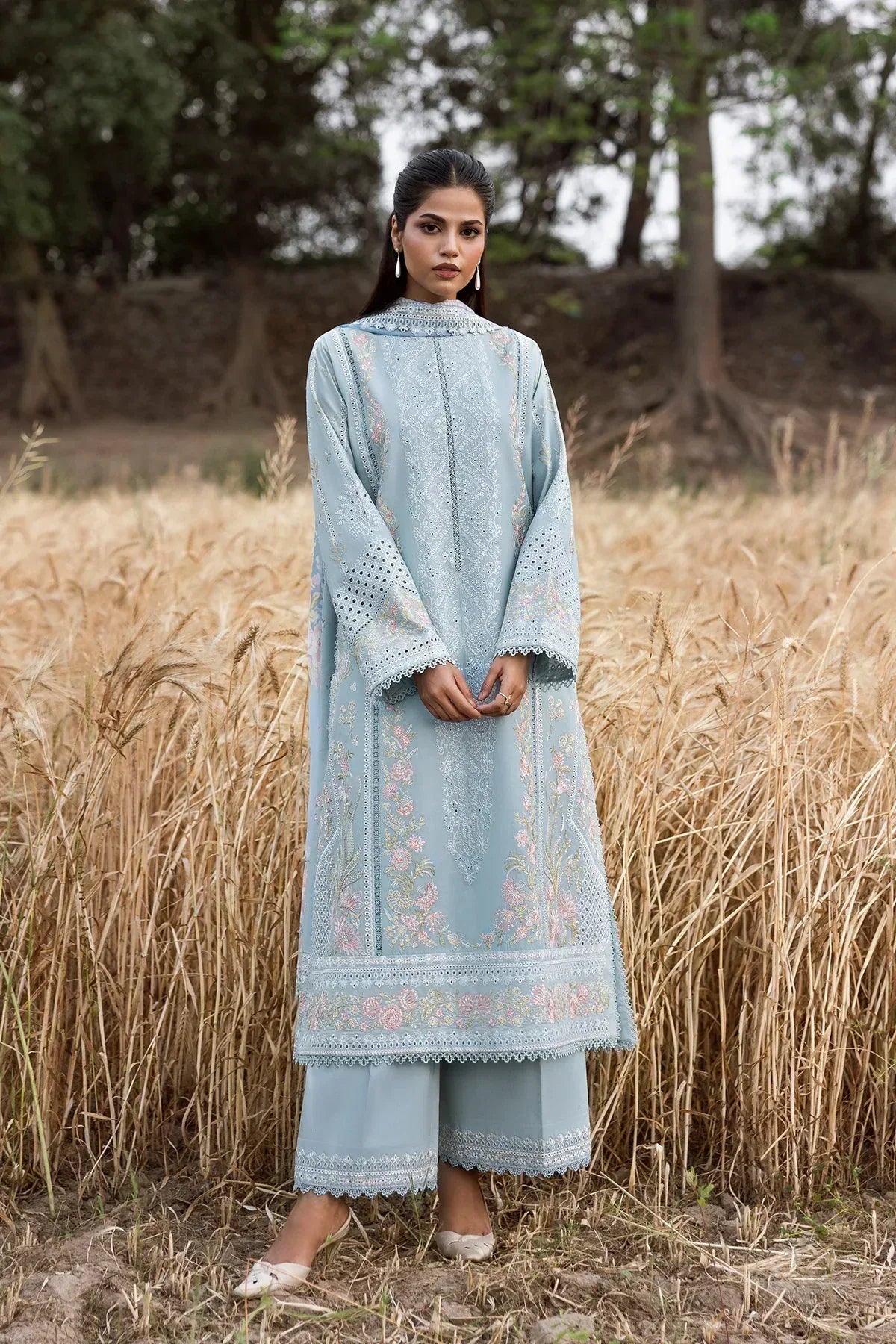 Afrozeh | Mulaqaat Lawn | Sukoon - Aqsa Fabrics