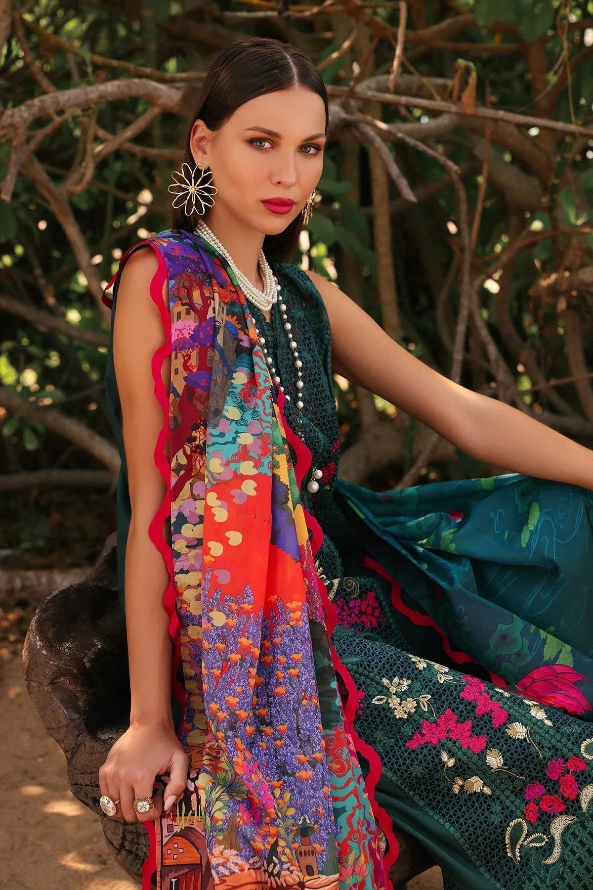 Afrozeh | Lawn 25 | Vermora - Aqsa Fabrics