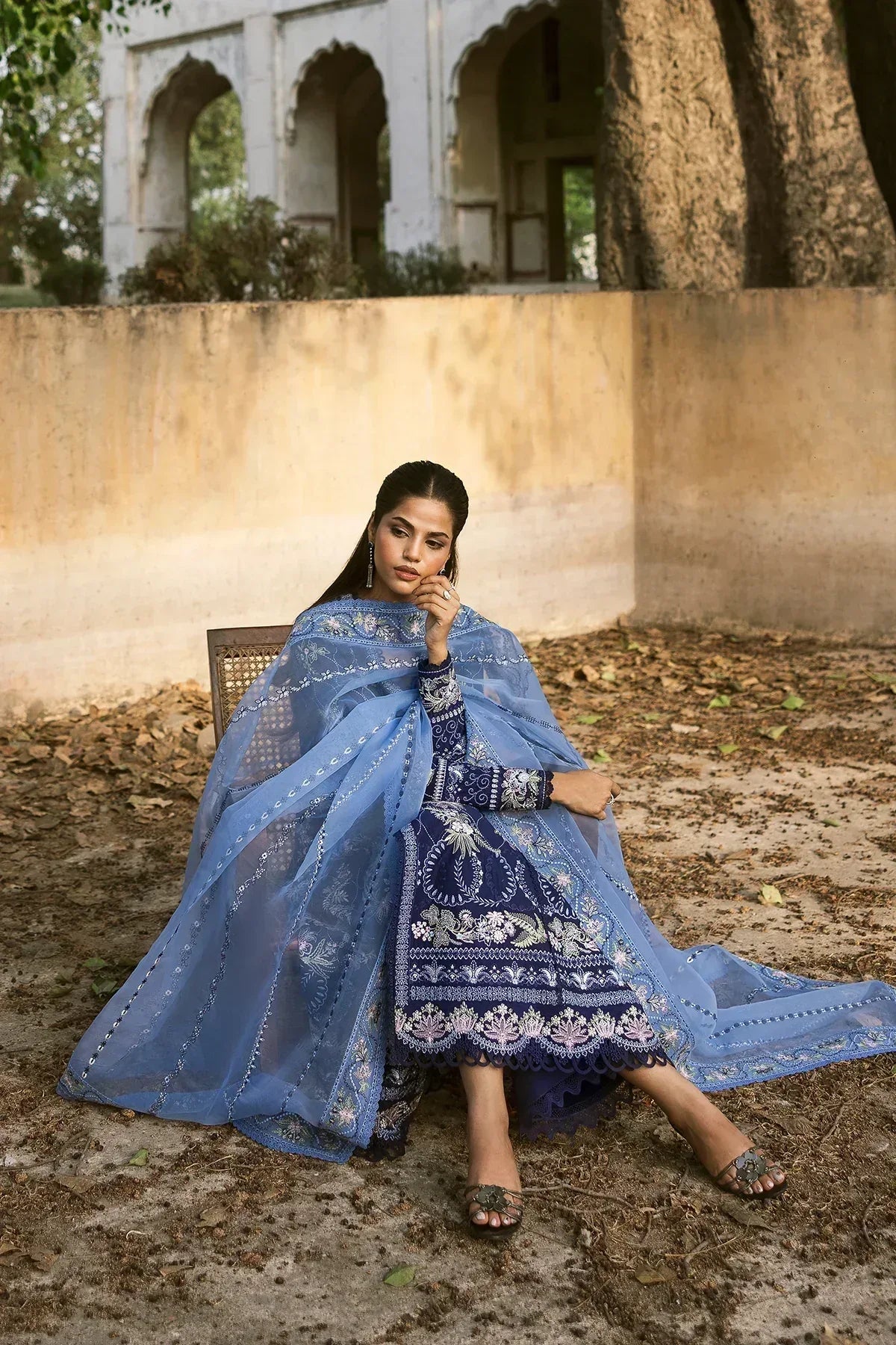 Afrozeh | Mulaqaat Lawn | Shiddat - Aqsa Fabrics