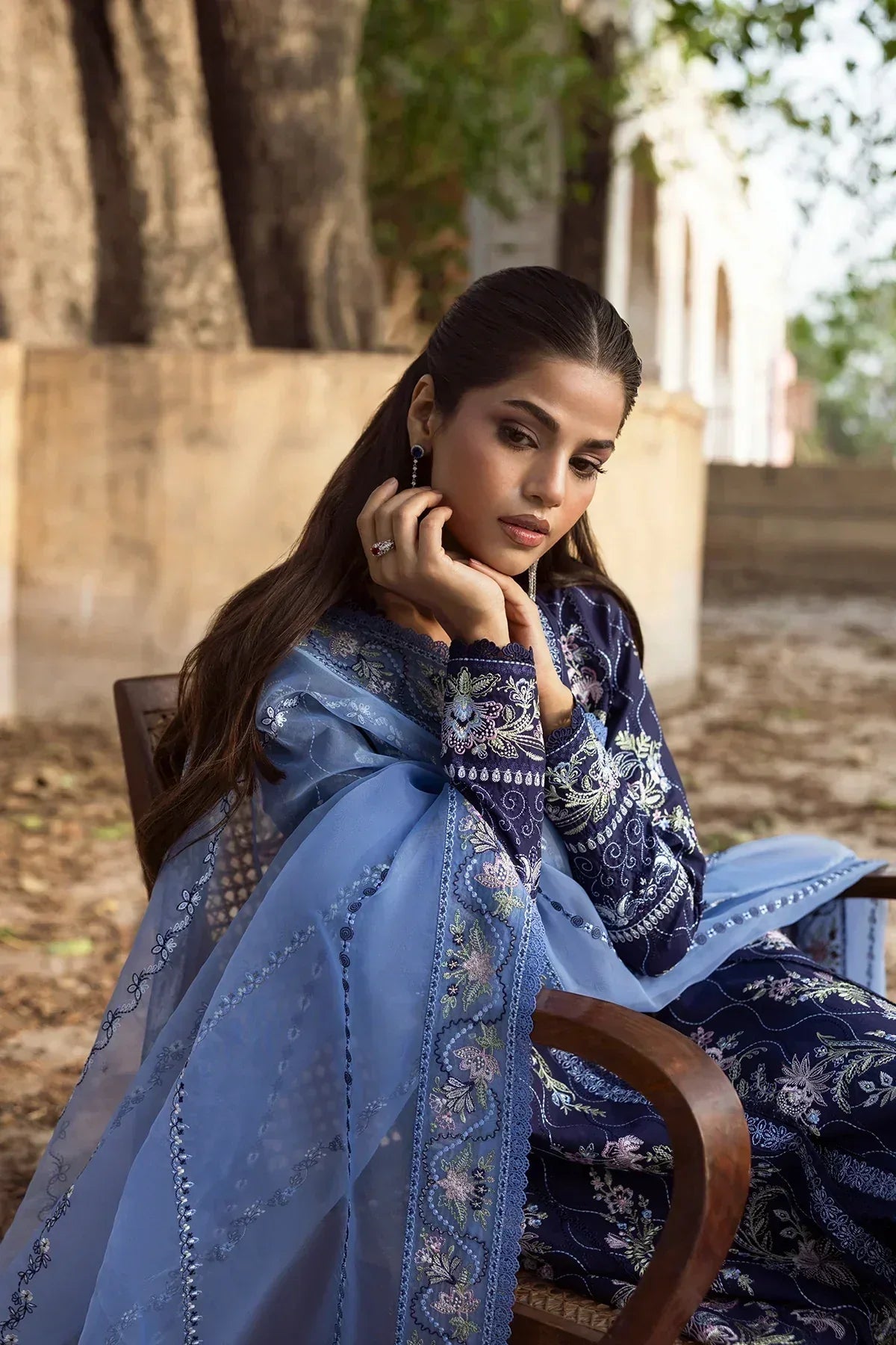 Afrozeh | Mulaqaat Lawn | Shiddat - Aqsa Fabrics