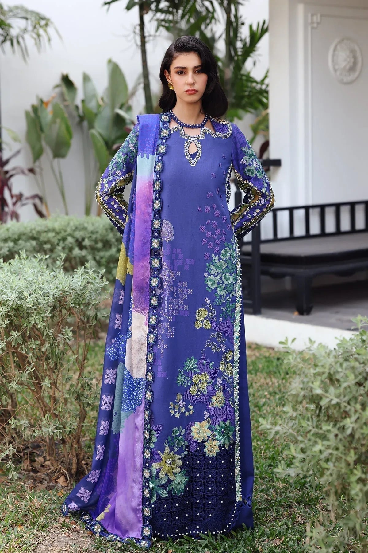 Afrozeh | Lawn 25 | Lumora - Aqsa Fabrics