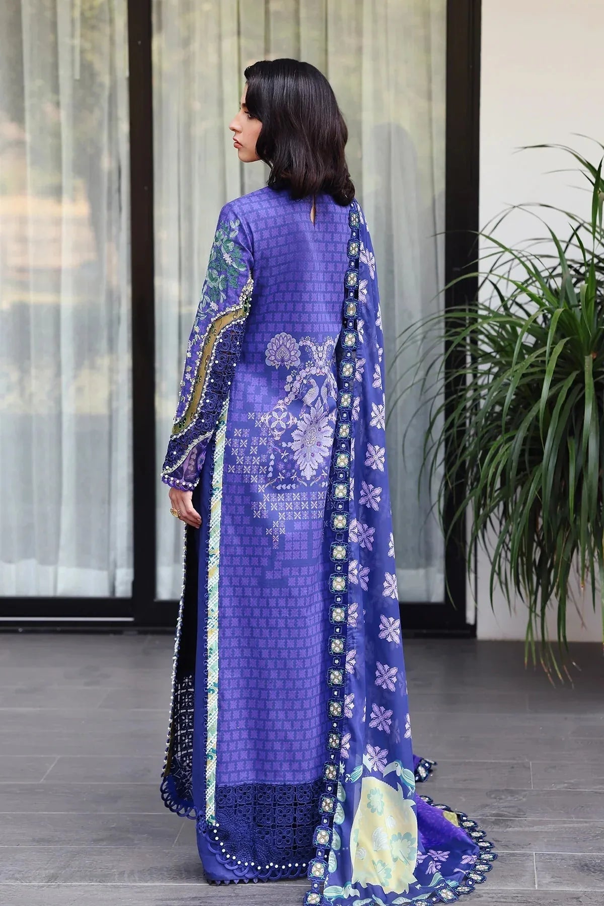 Afrozeh | Luxury Embroidered & Printed Lawn | Lumora - Aqsa Fabrics