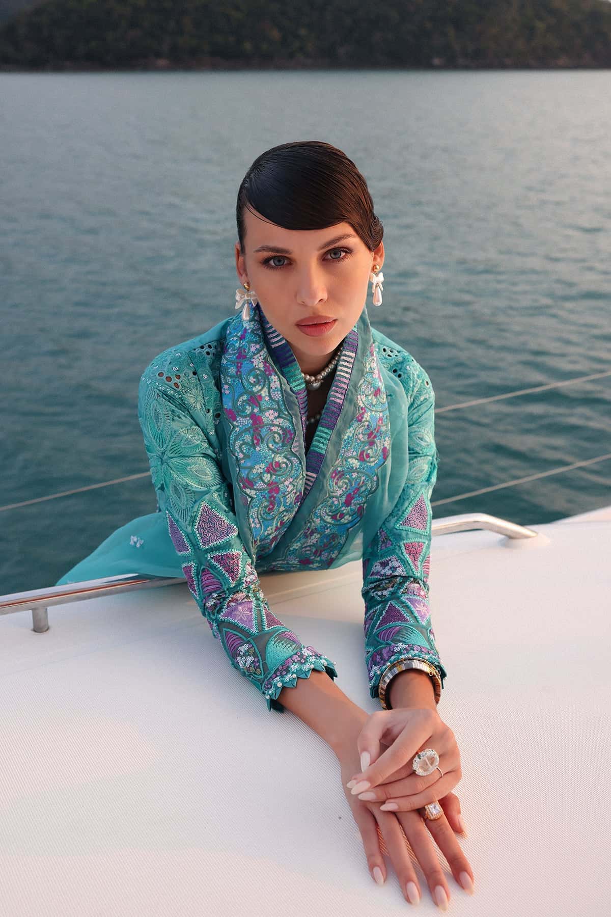 Afrozeh | Lawn 25 | Sovana - Aqsa Fabrics