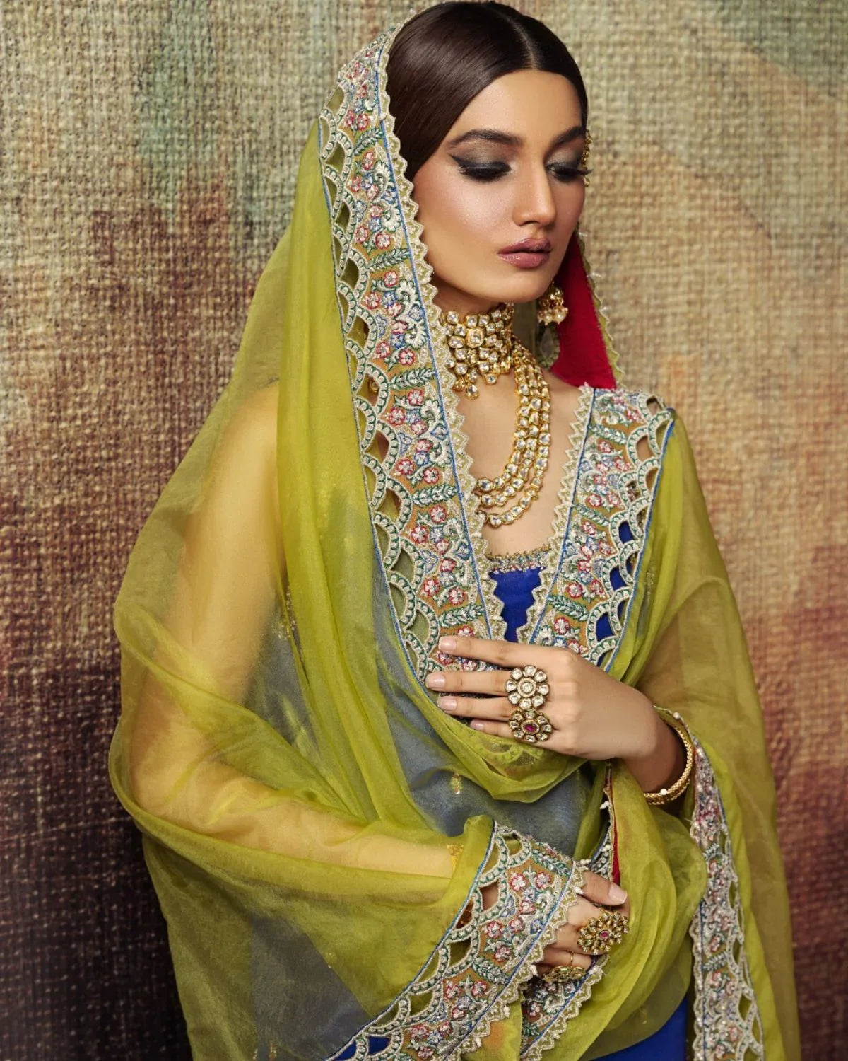 Erum Khan | Begham Jaan Bridal Formals | SABZPARI - Aqsa Fabrics