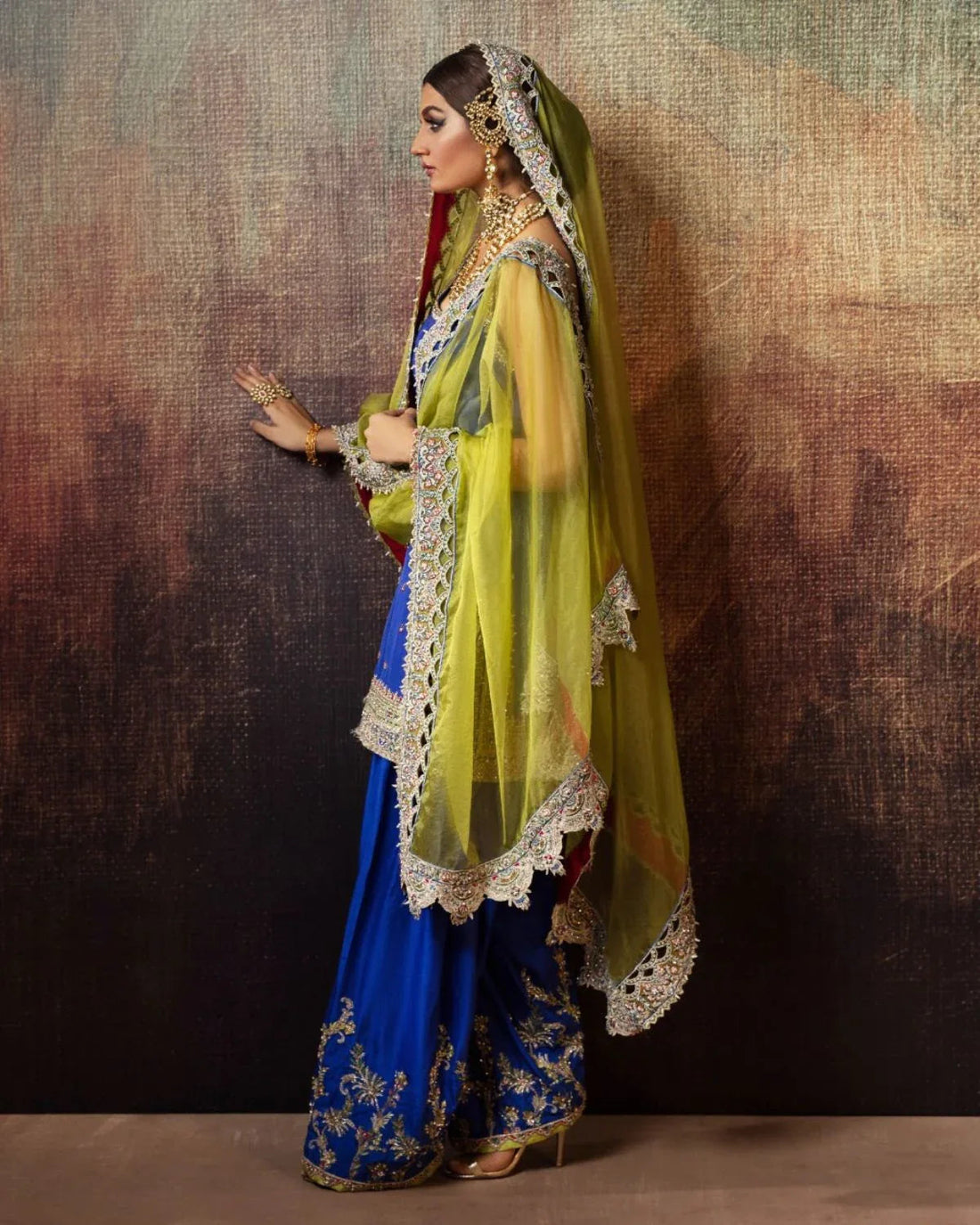 Erum Khan | Begham Jaan Bridal Formals | SABZPARI - Aqsa Fabrics