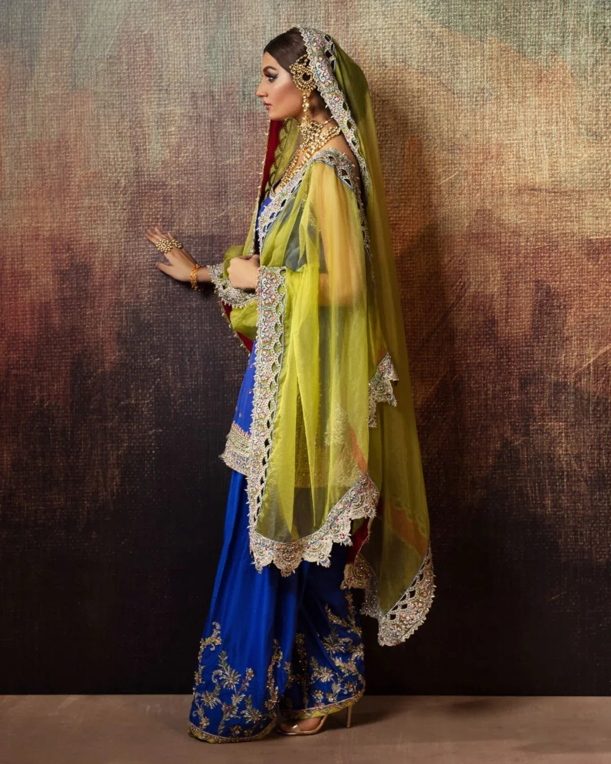 Erum Khan | Begham Jaan Bridal Formals | SABZPARI - Aqsa Fabrics