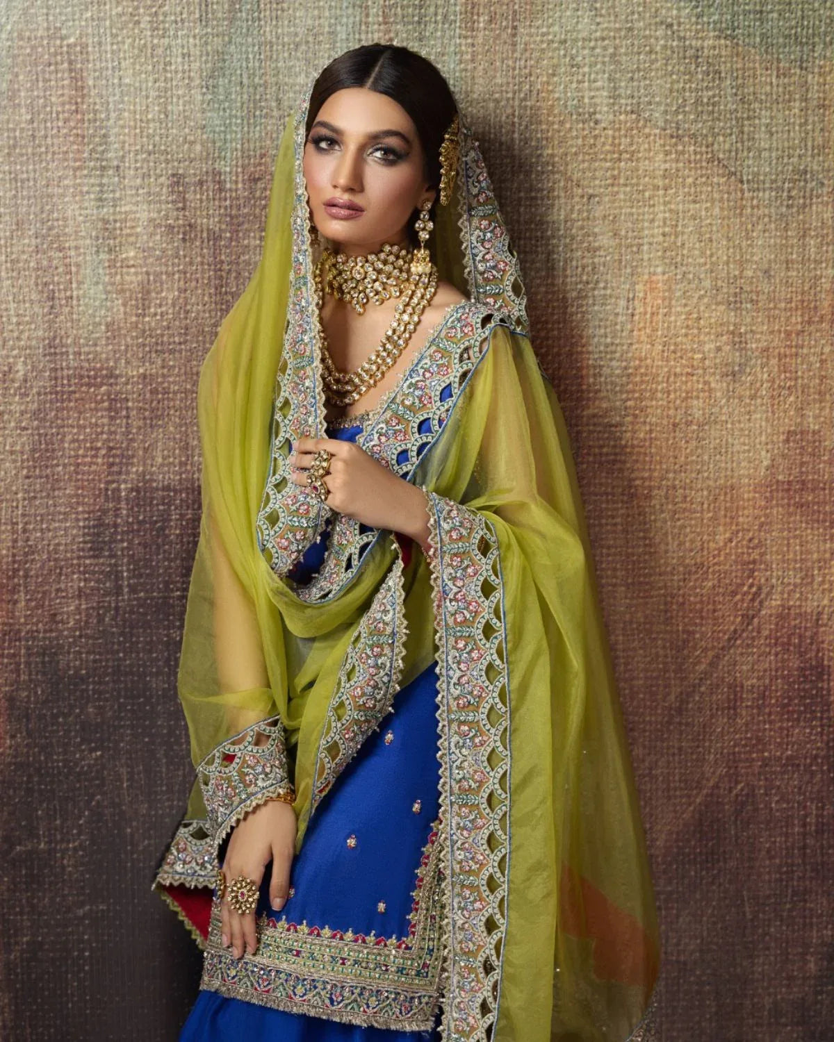 Erum Khan | Begham Jaan Bridal Formals | SABZPARI - Aqsa Fabrics