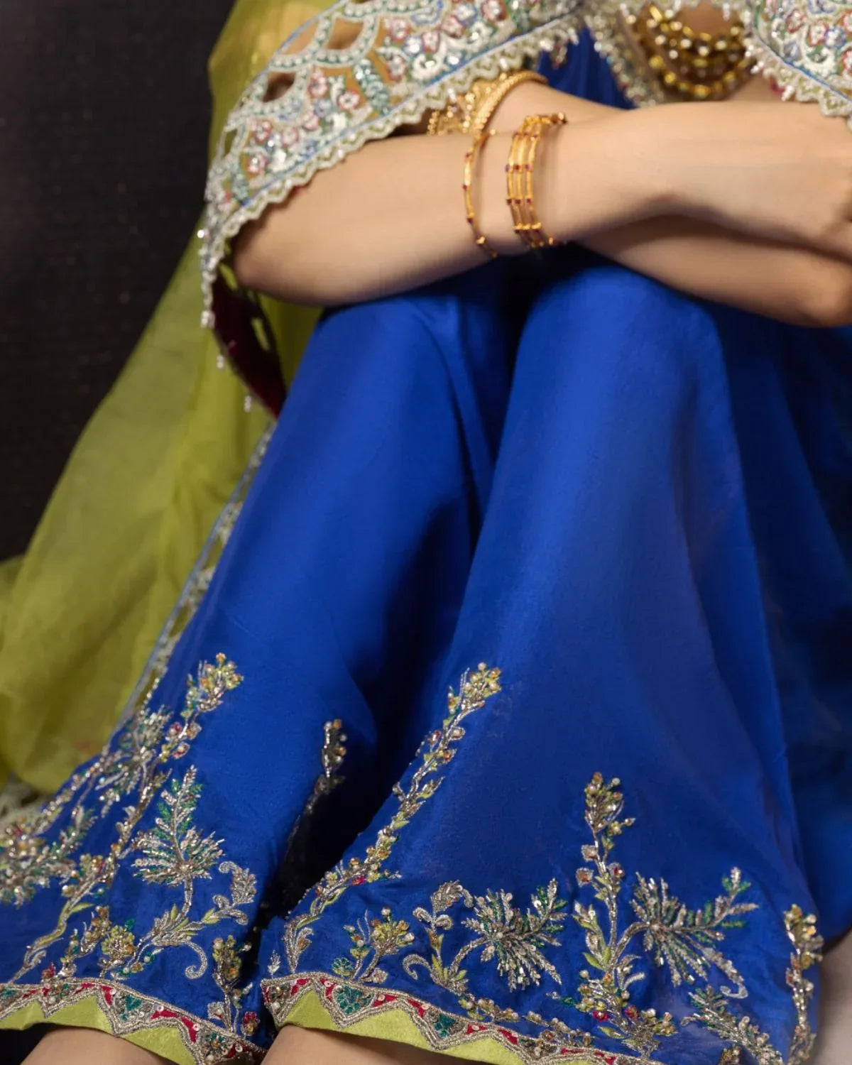 Erum Khan | Begham Jaan Bridal Formals | SABZPARI - Aqsa Fabrics
