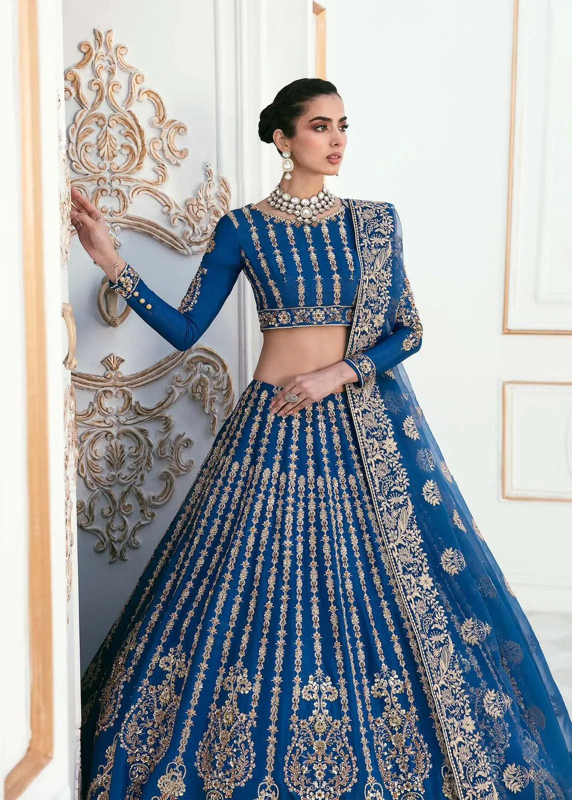 AKBAR ASLAM DYLA U-1452 FORMAL COLLECTION STITCHED - Aqsa Fabrics