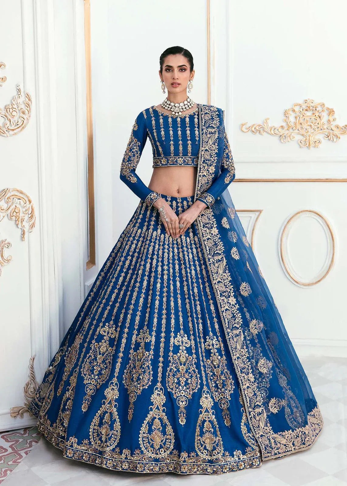 AKBAR ASLAM DYLA U-1452 FORMAL COLLECTION STITCHED - Aqsa Fabrics