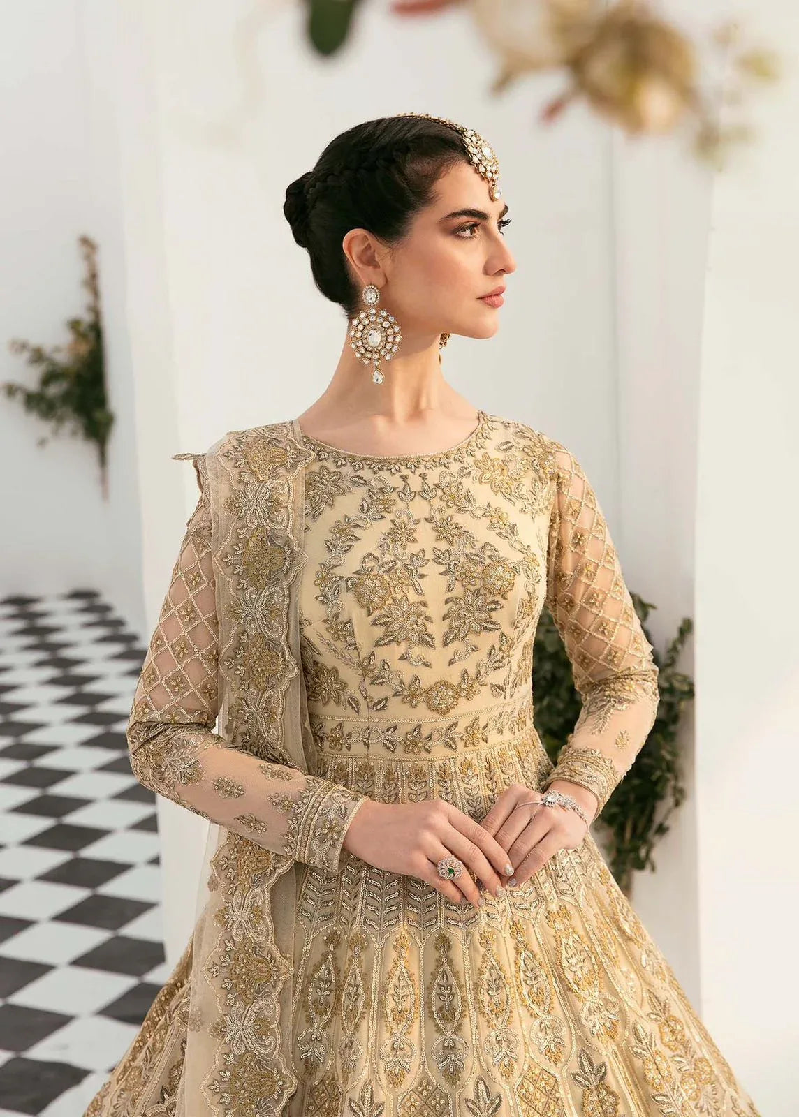 AKBAR ASLAM SILVEEN U-1451 FORMAL COLLECTION STITCHED - Aqsa Fabrics