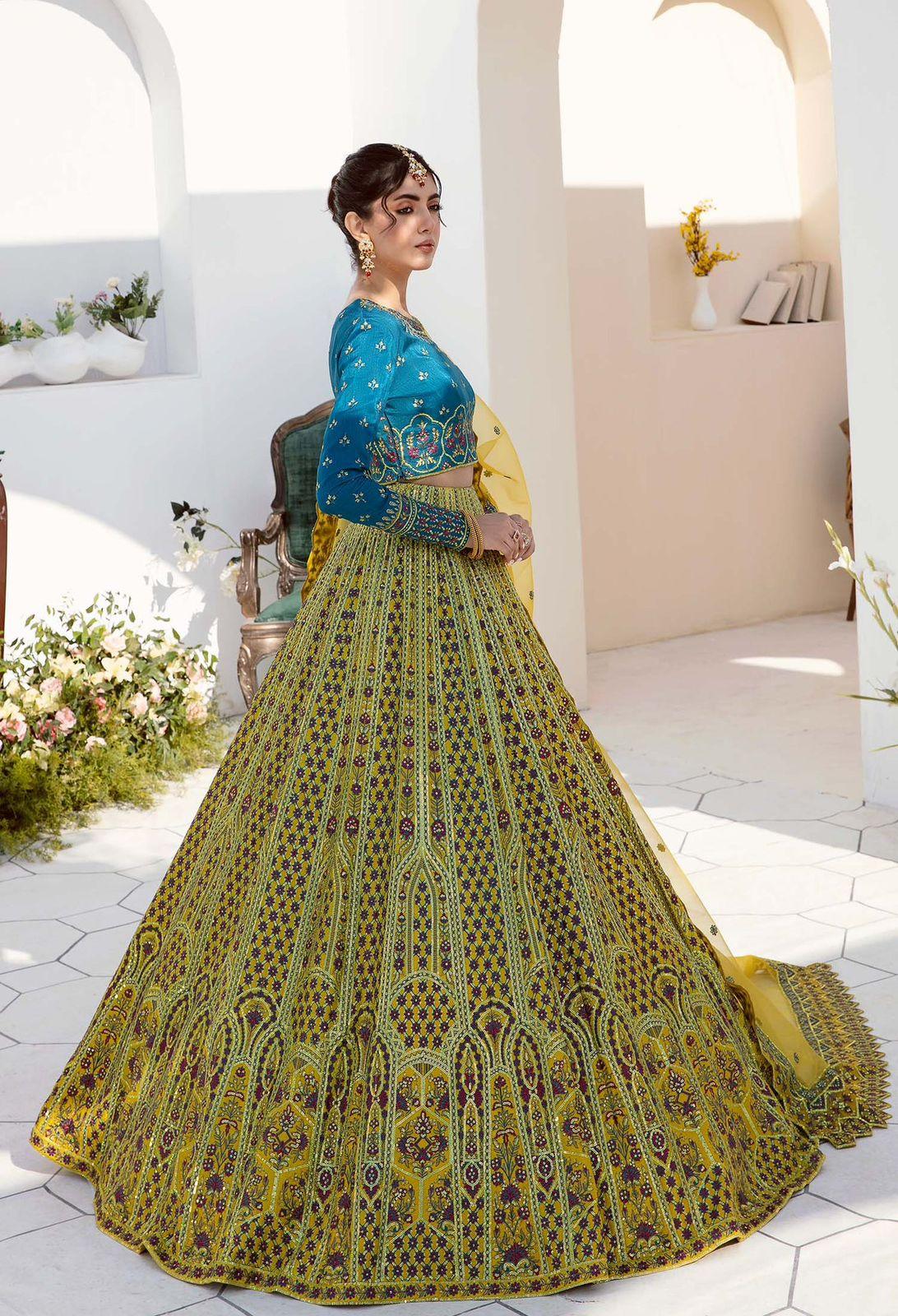 AKBAR ASLAM LITA U-1466 FORMAL COLLECTION STITCHED - Aqsa Fabrics