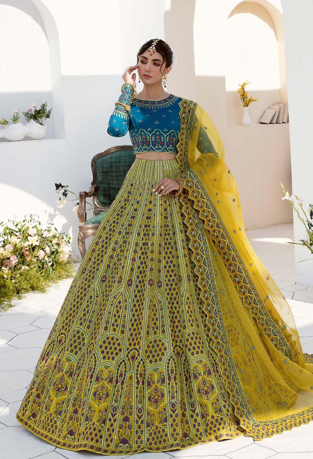 AKBAR ASLAM LITA U-1466 FORMAL COLLECTION STITCHED - Aqsa Fabrics