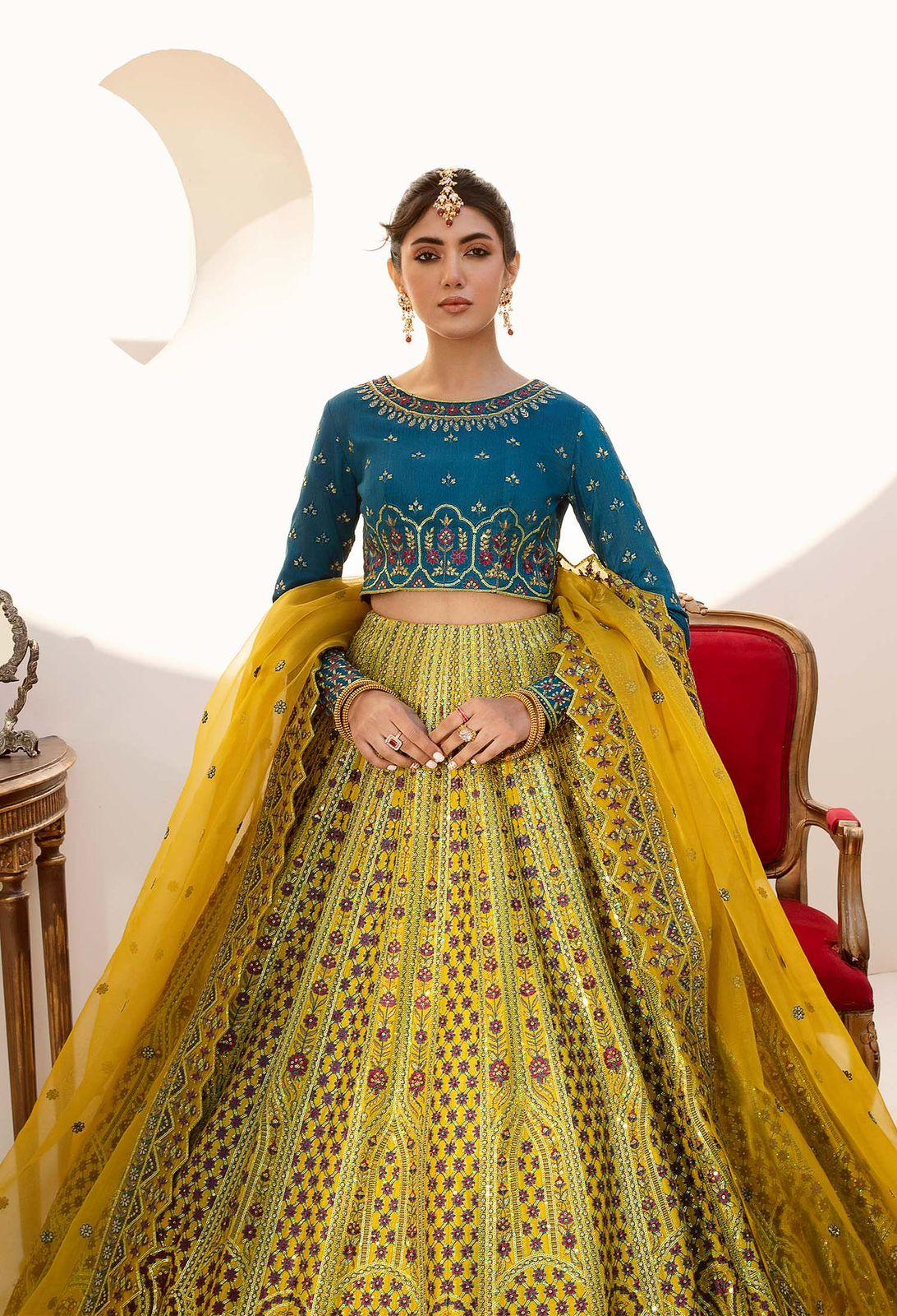 AKBAR ASLAM LITA U-1466 FORMAL COLLECTION STITCHED - Aqsa Fabrics