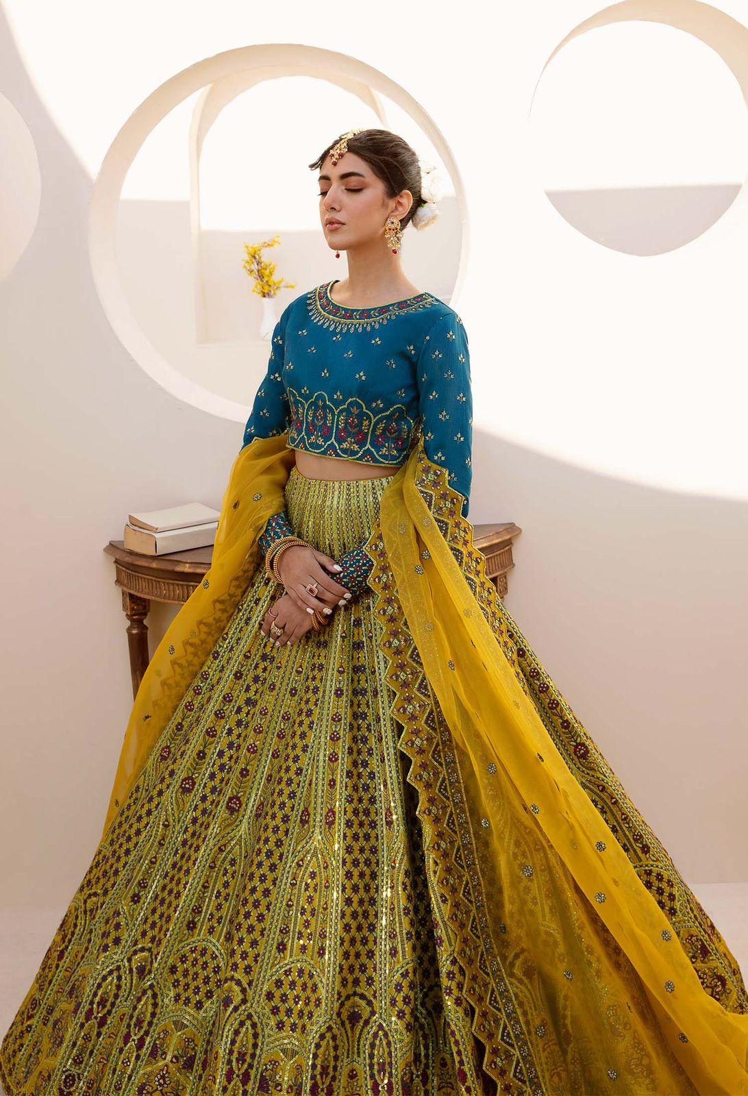 AKBAR ASLAM LITA U-1466 FORMAL COLLECTION STITCHED - Aqsa Fabrics