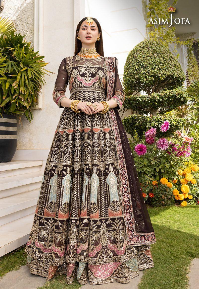 ASIM JOFA LUXUR PRET AJHJ-16 STITCHED - Aqsa Fabrics