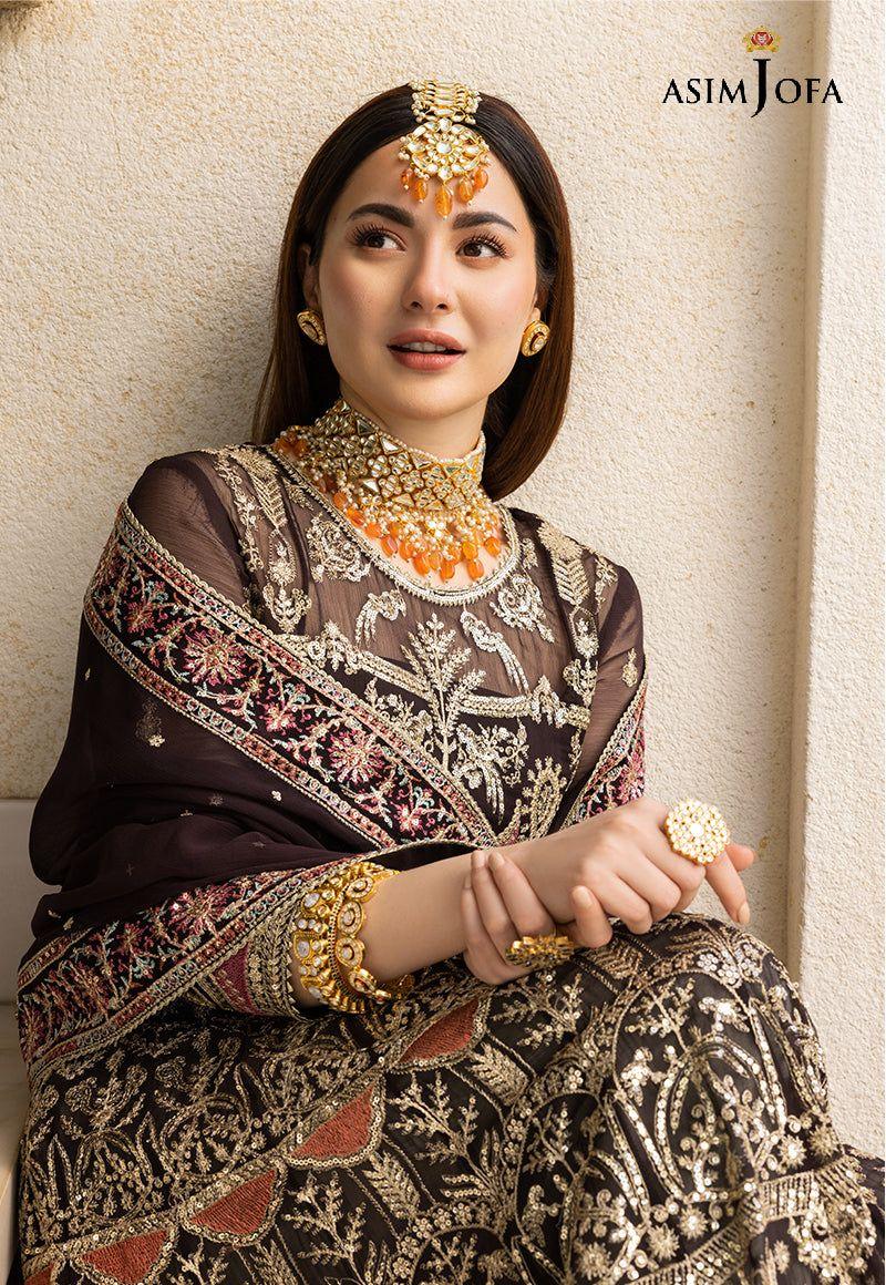 ASIM JOFA LUXUR PRET AJHJ-16 STITCHED - Aqsa Fabrics