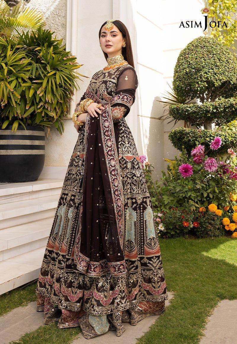 ASIM JOFA LUXUR PRET AJHJ-16 STITCHED - Aqsa Fabrics