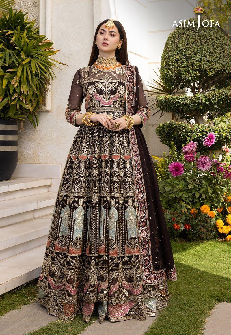 ASIM JOFA LUXUR PRET AJHJ-16 STITCHED - Aqsa Fabrics