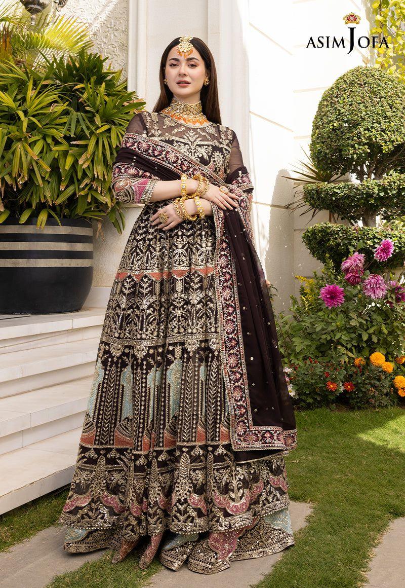 ASIM JOFA LUXUR PRET AJHJ-16 STITCHED - Aqsa Fabrics