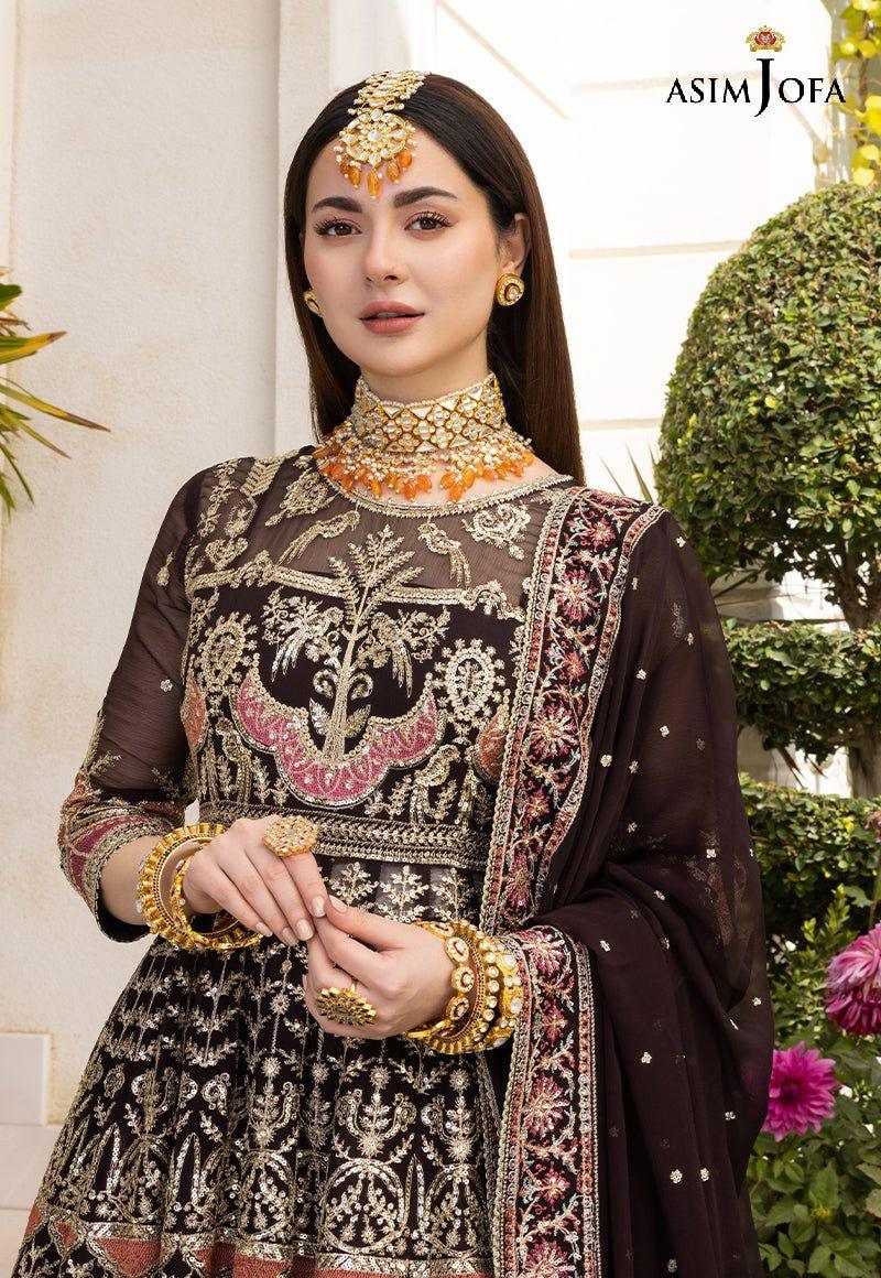 ASIM JOFA LUXUR PRET AJHJ-16 STITCHED - Aqsa Fabrics