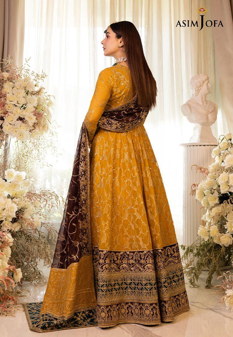 ASIM JOFA LUXUR PRET AJHJ-18 STITCHED - Aqsa Fabrics