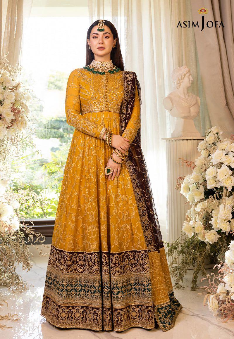 ASIM JOFA LUXUR PRET AJHJ-18 STITCHED - Aqsa Fabrics