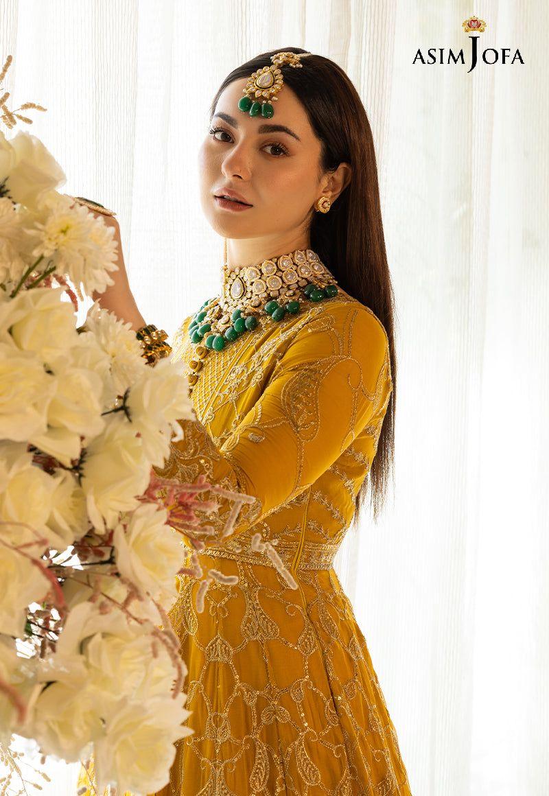 ASIM JOFA LUXUR PRET AJHJ-18 STITCHED - Aqsa Fabrics