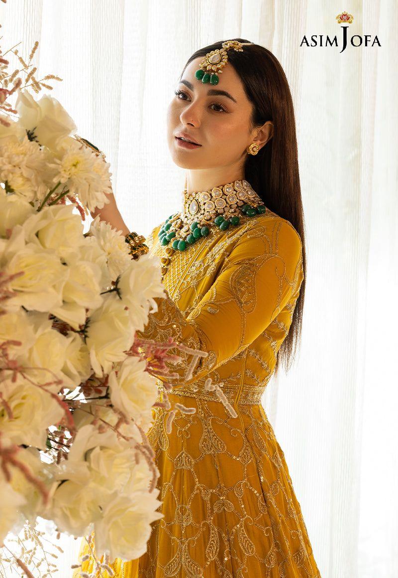 ASIM JOFA LUXUR PRET AJHJ-18 STITCHED - Aqsa Fabrics