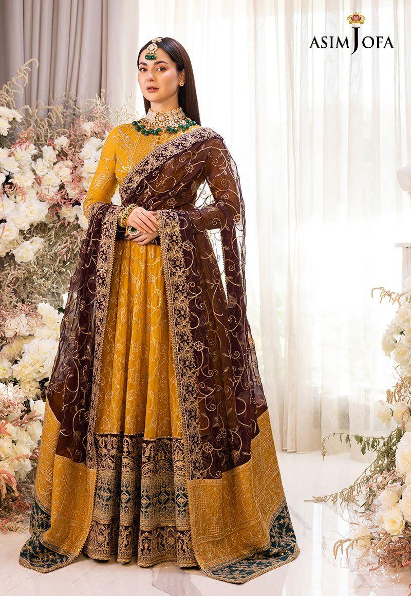 ASIM JOFA LUXUR PRET AJHJ-18 STITCHED - Aqsa Fabrics