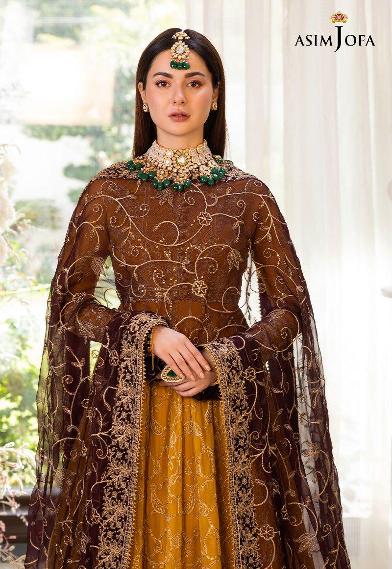 ASIM JOFA LUXUR PRET AJHJ-18 STITCHED - Aqsa Fabrics