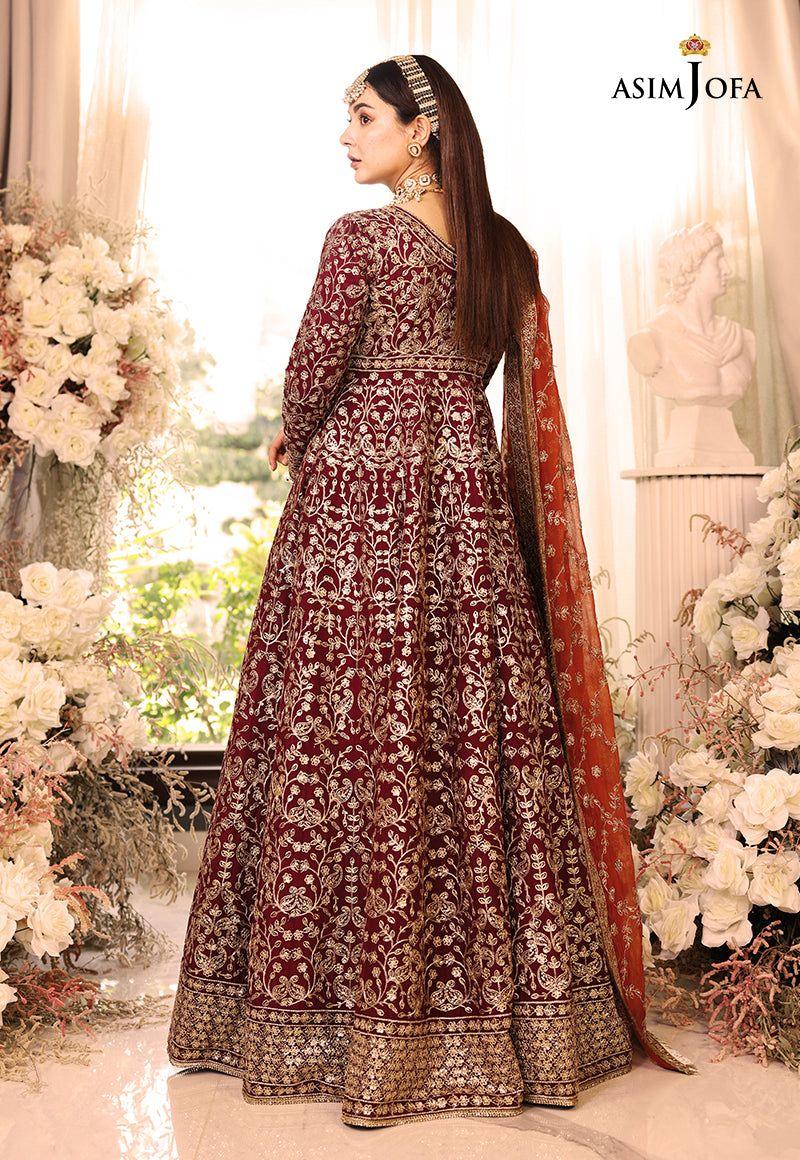 ASIM JOFA LUXUR PRET AJHJ-17 STITCHED - Aqsa Fabrics