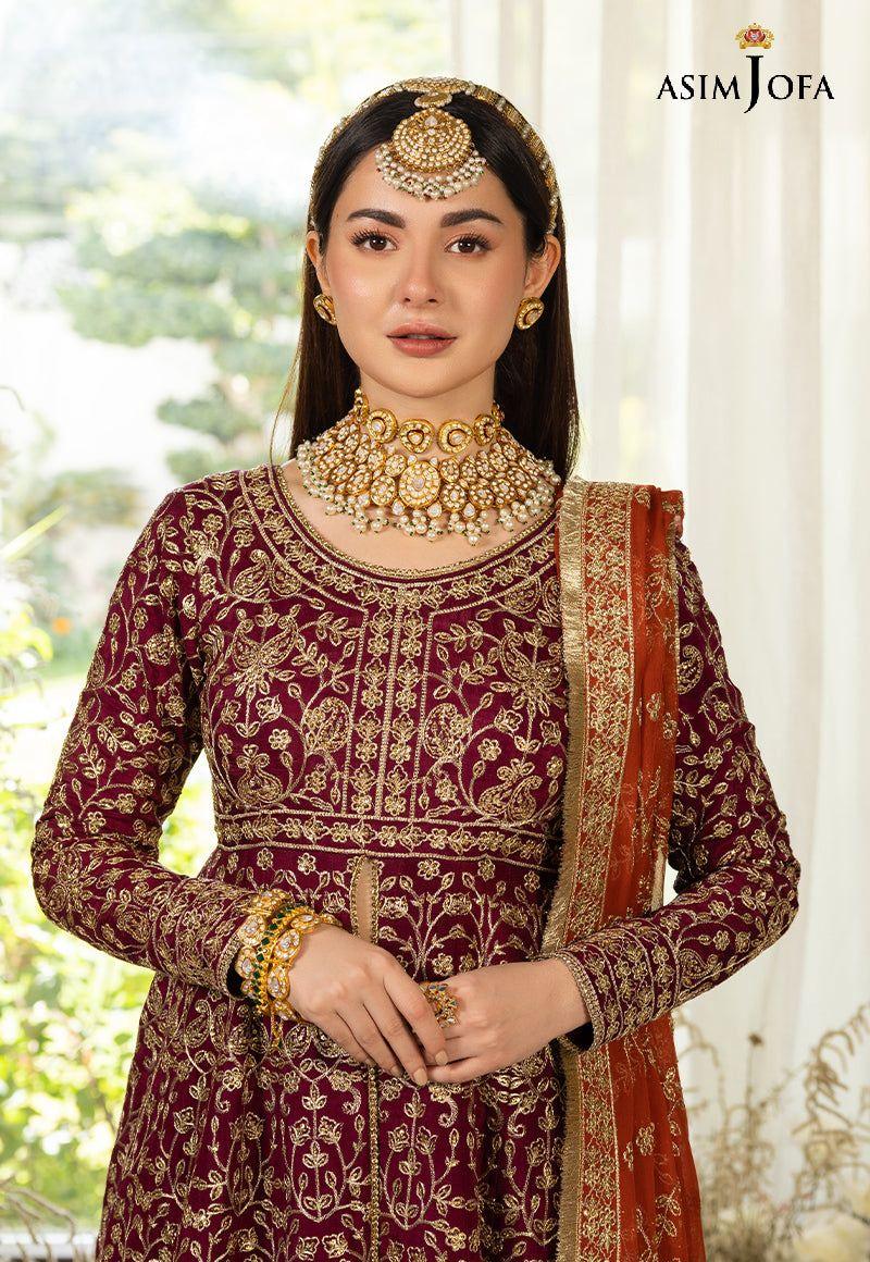ASIM JOFA LUXUR PRET AJHJ-17 STITCHED - Aqsa Fabrics