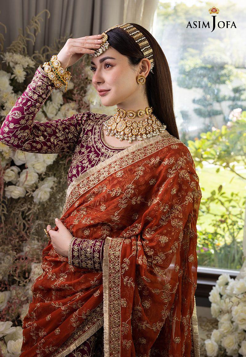 ASIM JOFA LUXUR PRET AJHJ-17 STITCHED - Aqsa Fabrics