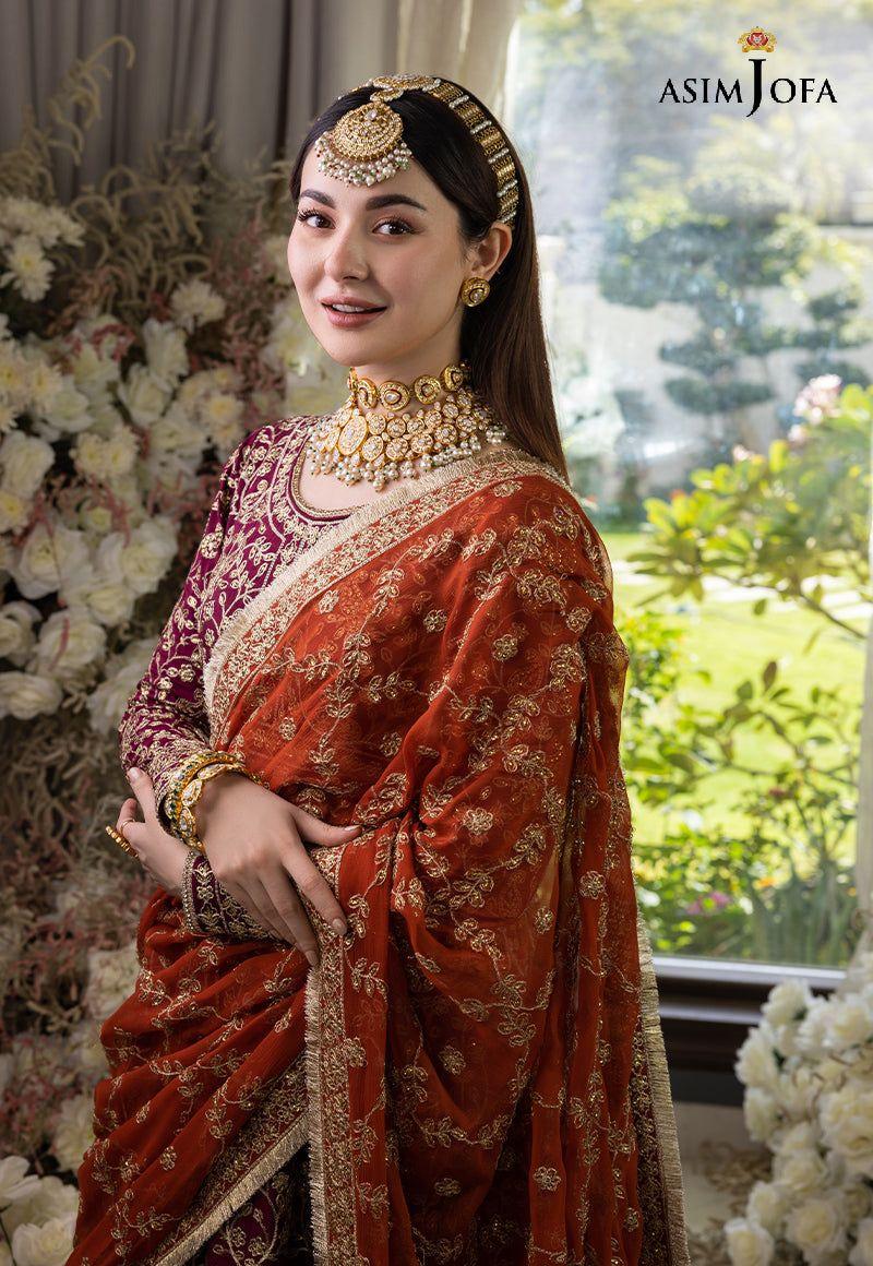 ASIM JOFA LUXUR PRET AJHJ-17 STITCHED - Aqsa Fabrics