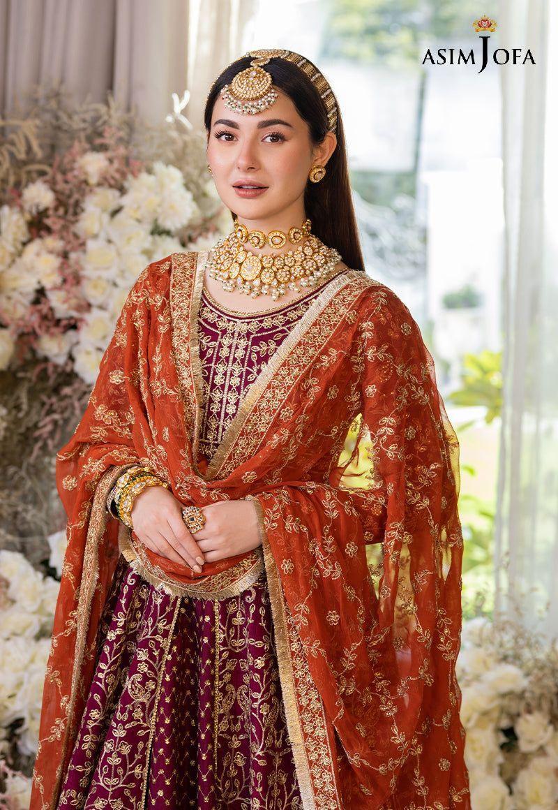 ASIM JOFA LUXUR PRET AJHJ-17 STITCHED - Aqsa Fabrics
