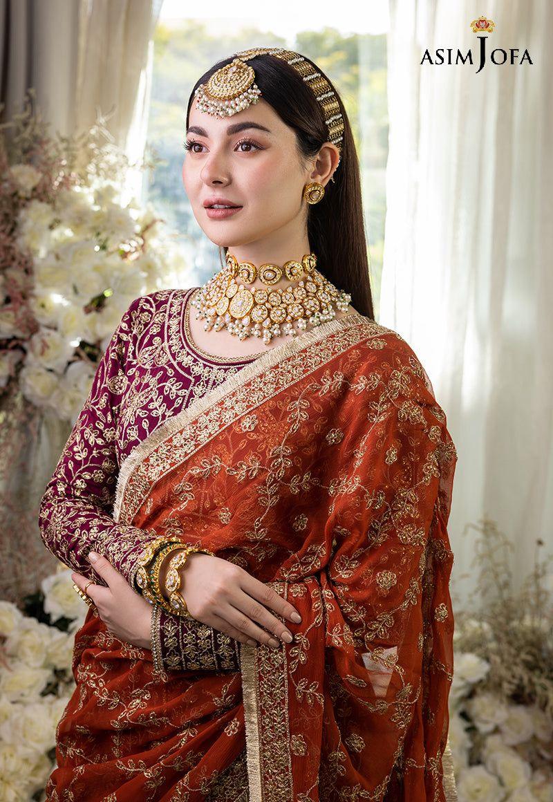 ASIM JOFA LUXUR PRET AJHJ-17 STITCHED - Aqsa Fabrics