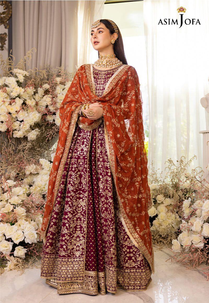 ASIM JOFA LUXUR PRET AJHJ-17 STITCHED - Aqsa Fabrics