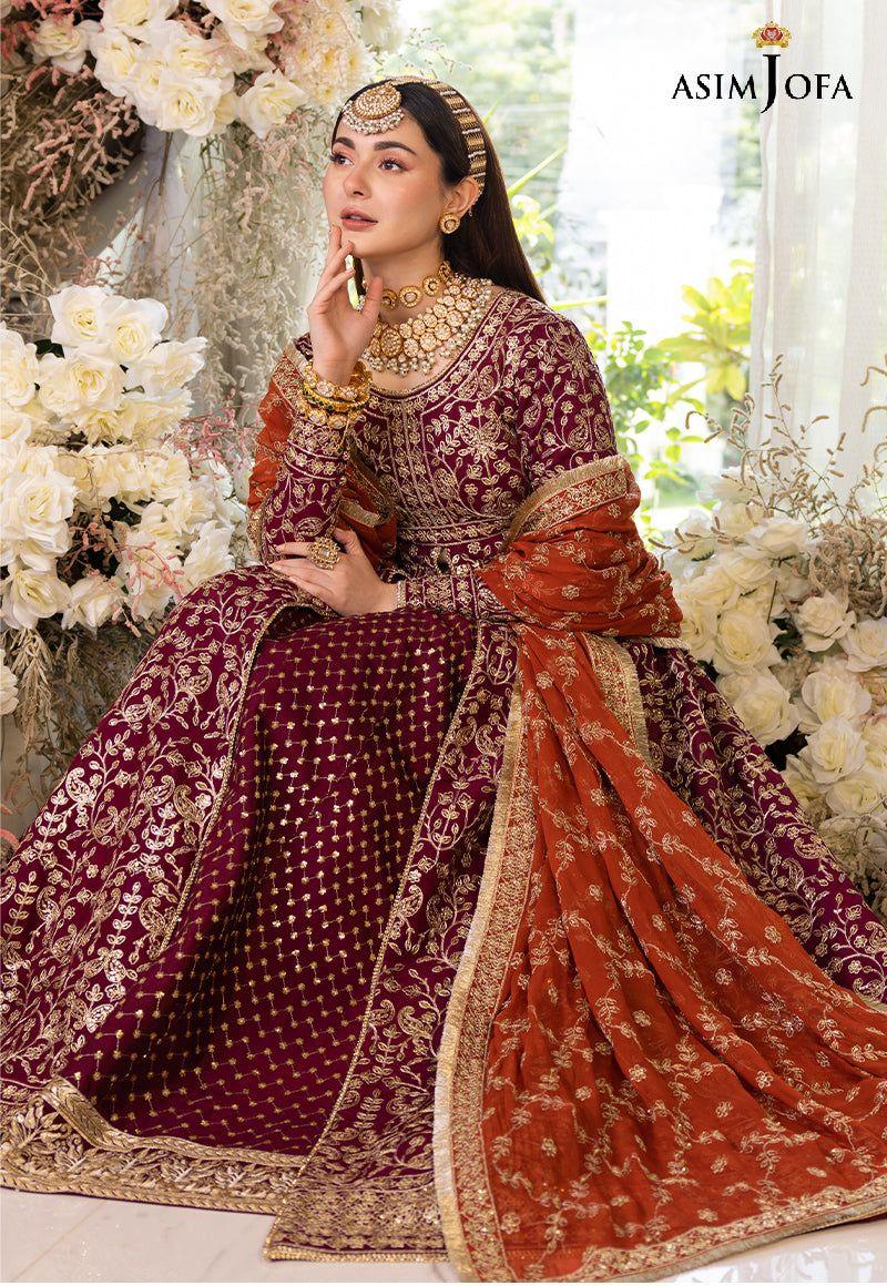 ASIM JOFA LUXUR PRET AJHJ-17 STITCHED - Aqsa Fabrics