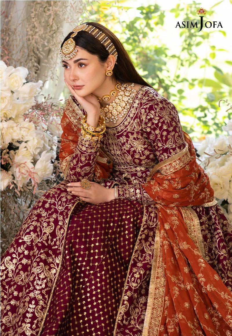 ASIM JOFA LUXUR PRET AJHJ-17 STITCHED - Aqsa Fabrics