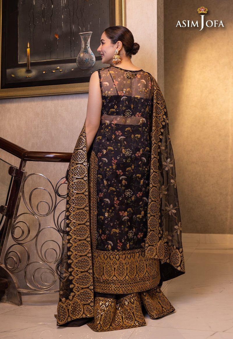 ASIM JOFA LUXUR PRET AJHJ-23 STITCHED - Aqsa Fabrics