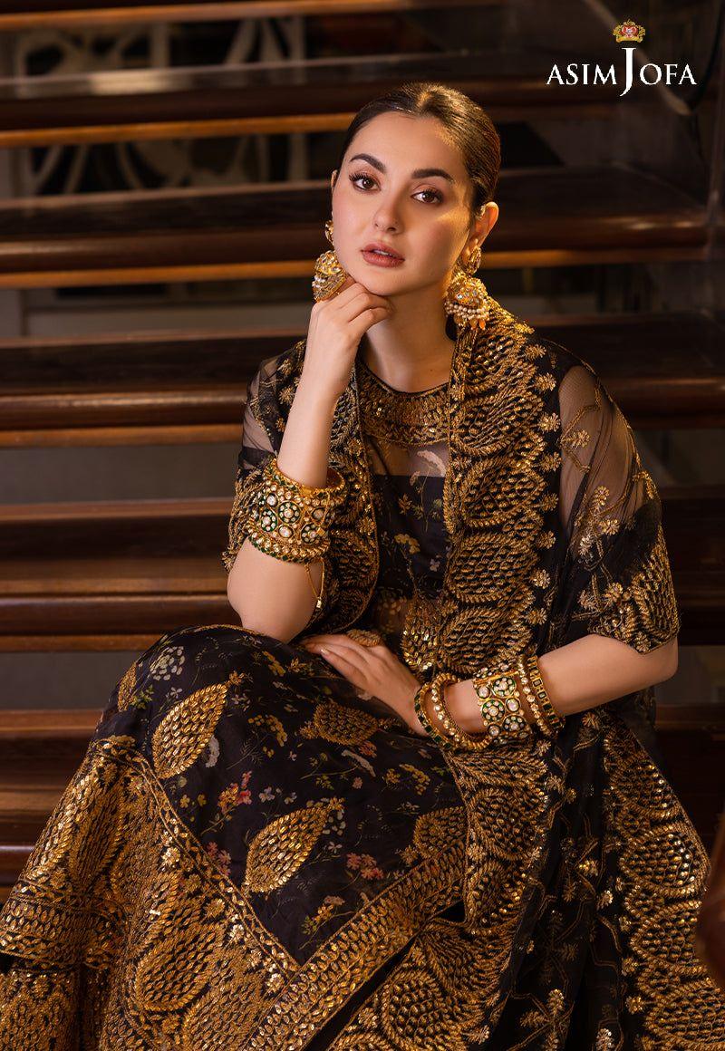 ASIM JOFA LUXUR PRET AJHJ-23 STITCHED - Aqsa Fabrics