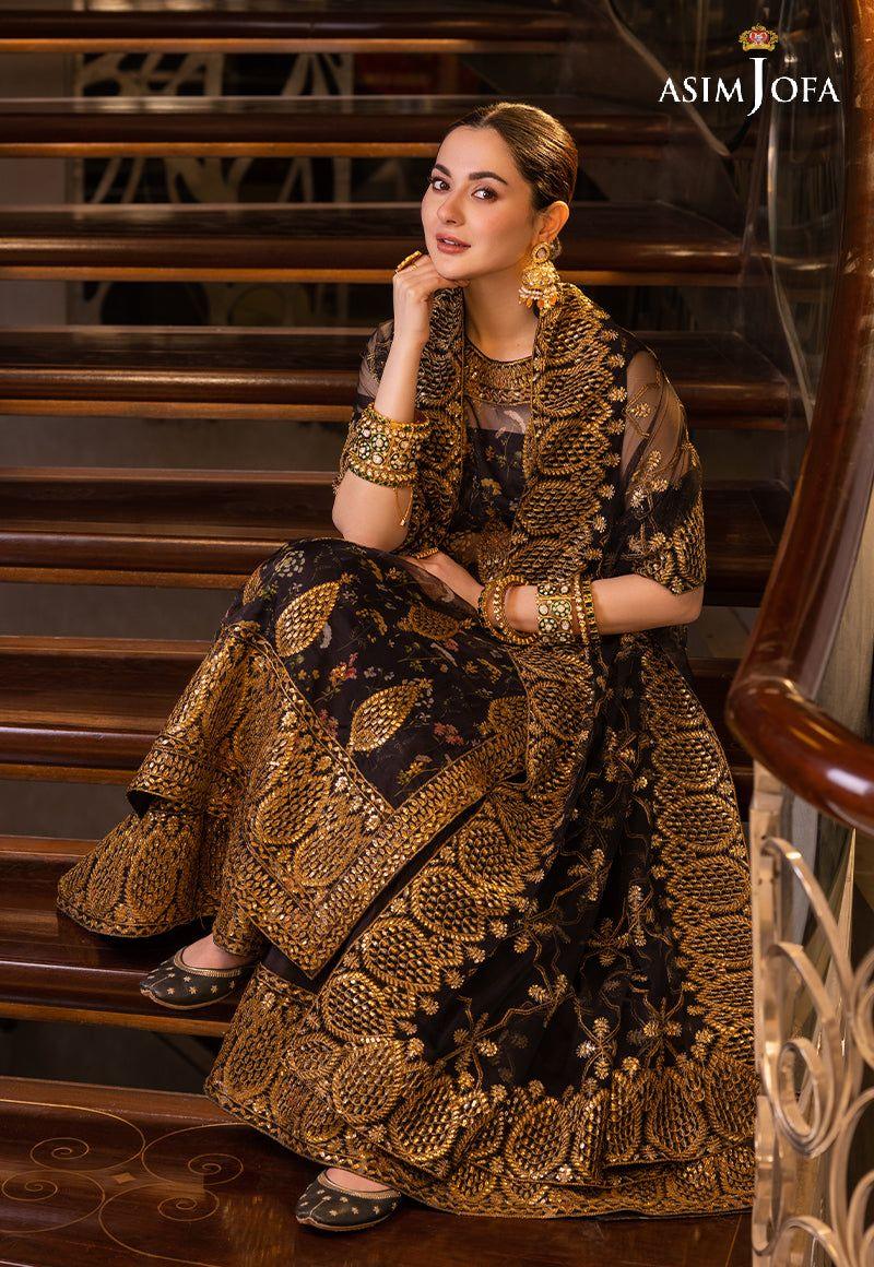 ASIM JOFA LUXUR PRET AJHJ-23 STITCHED - Aqsa Fabrics