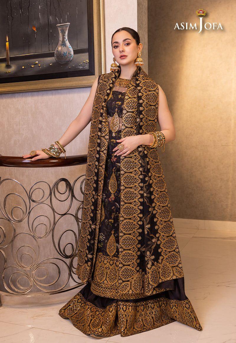 ASIM JOFA LUXUR PRET AJHJ-23 STITCHED - Aqsa Fabrics