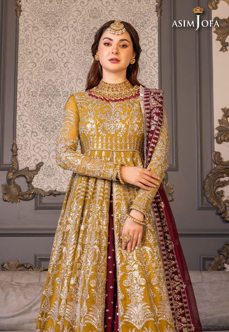 ASIM JOFA LUXUR PRET AJHJ-22 STITCHED - Aqsa Fabrics