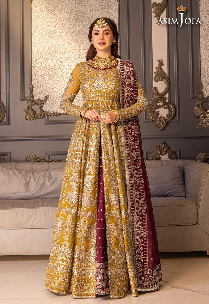 ASIM JOFA LUXUR PRET AJHJ-22 STITCHED - Aqsa Fabrics