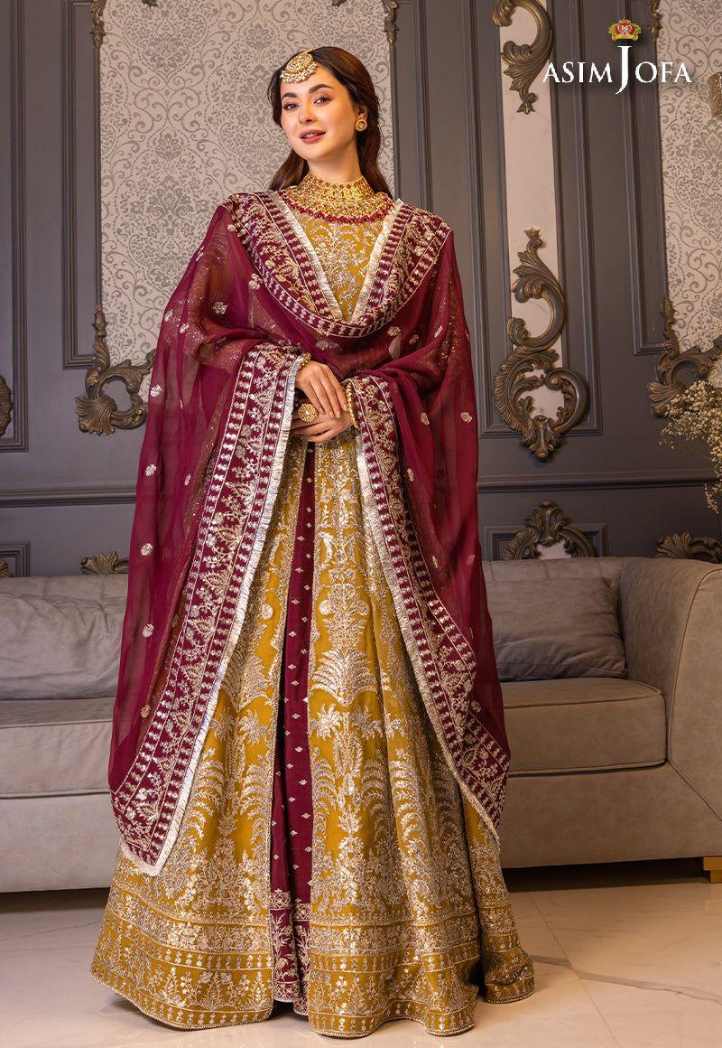ASIM JOFA LUXUR PRET AJHJ-22 STITCHED - Aqsa Fabrics