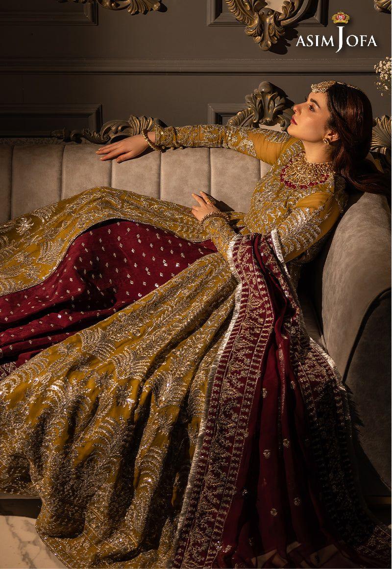 ASIM JOFA LUXUR PRET AJHJ-22 STITCHED - Aqsa Fabrics